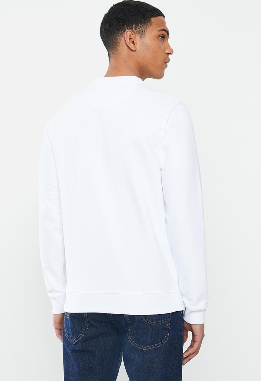 Ben Sherman - Target sweatshirt crew - white