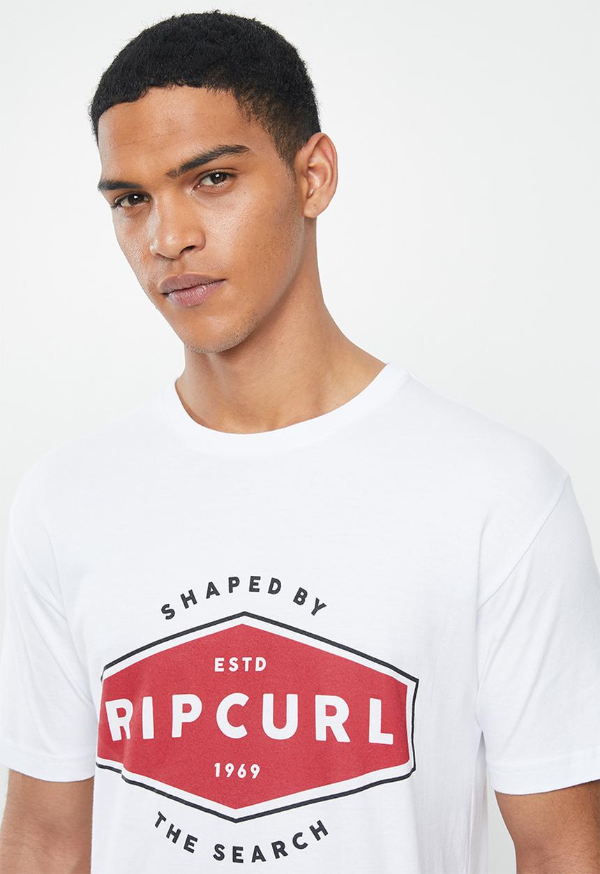 Rip Curl - Basic section short sleeve tee - white