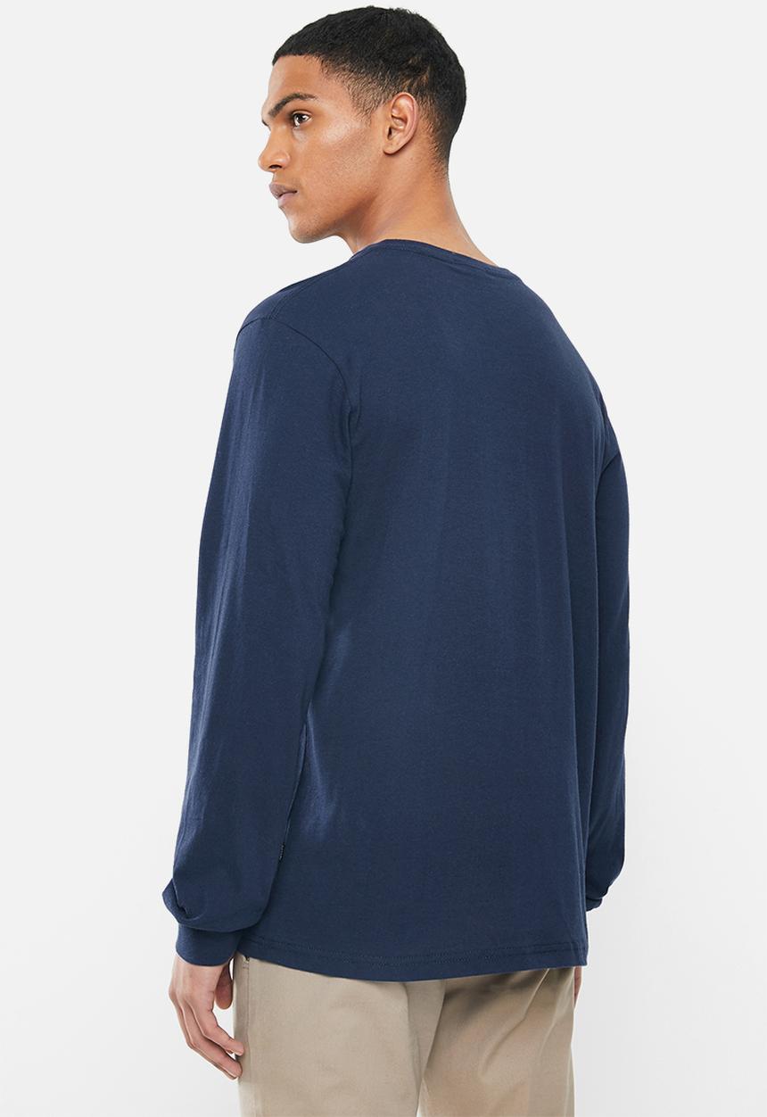 Rip Curl - Box texture long sleeve tee - navy