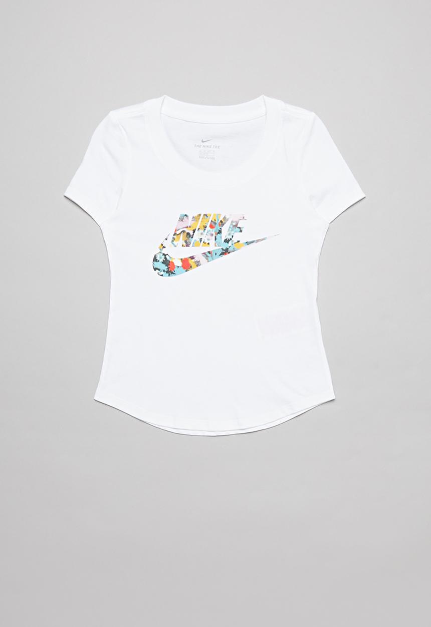 Nike - Girls nsw tee dye scoop futura uv - white
