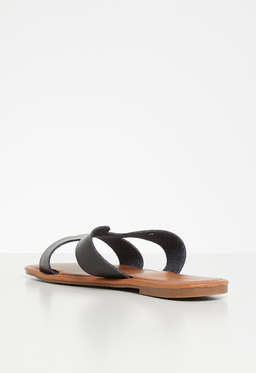 POLO - Caroline flat sandal - black