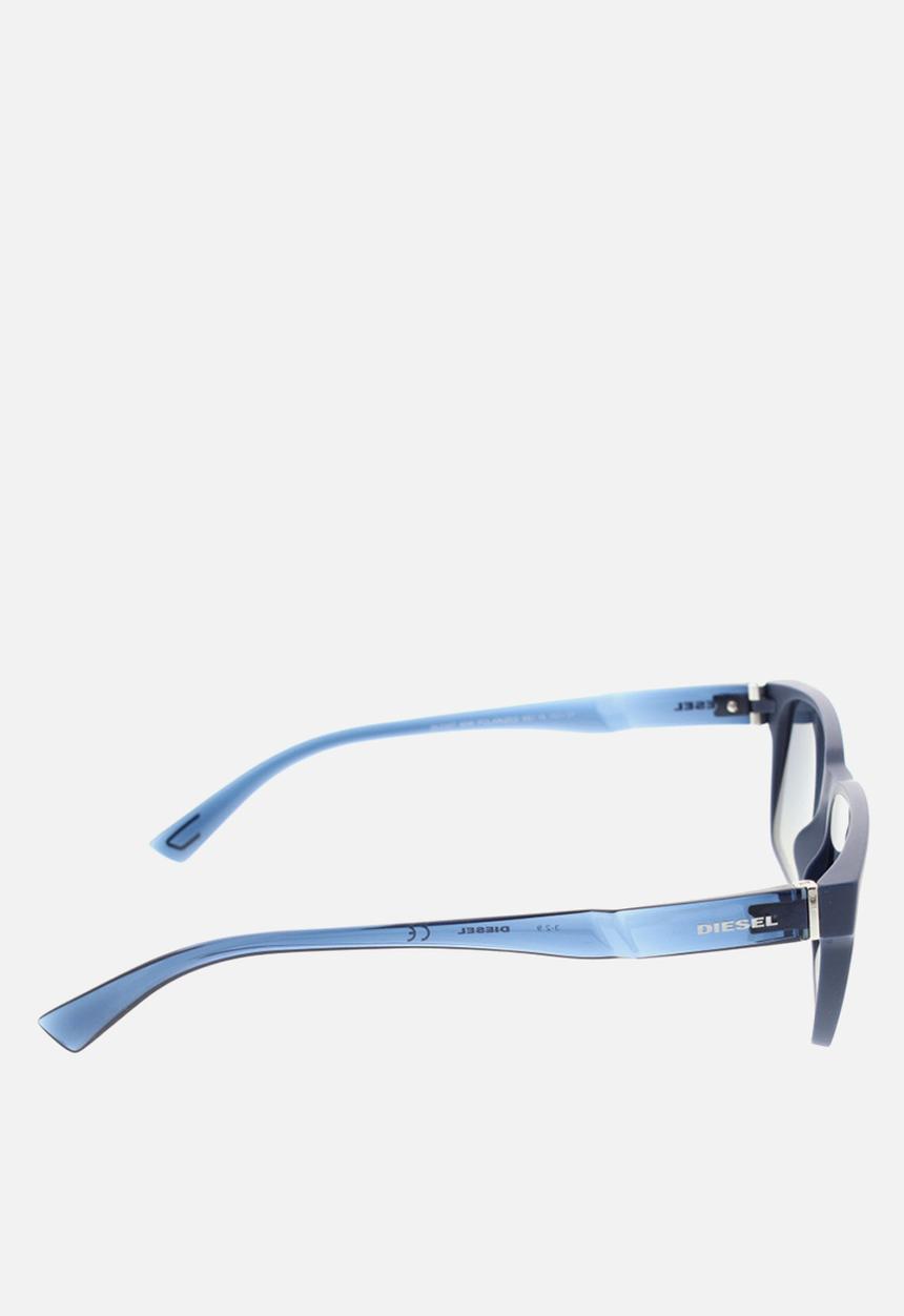 Diesel Eyewear - Shiny blue frame 55-16-140 - blue