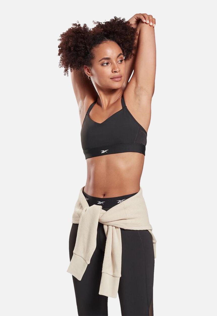 Reebok - Hero strappy padded bra - black