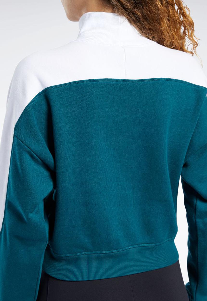 Reebok - Classics turtleneck - green & white