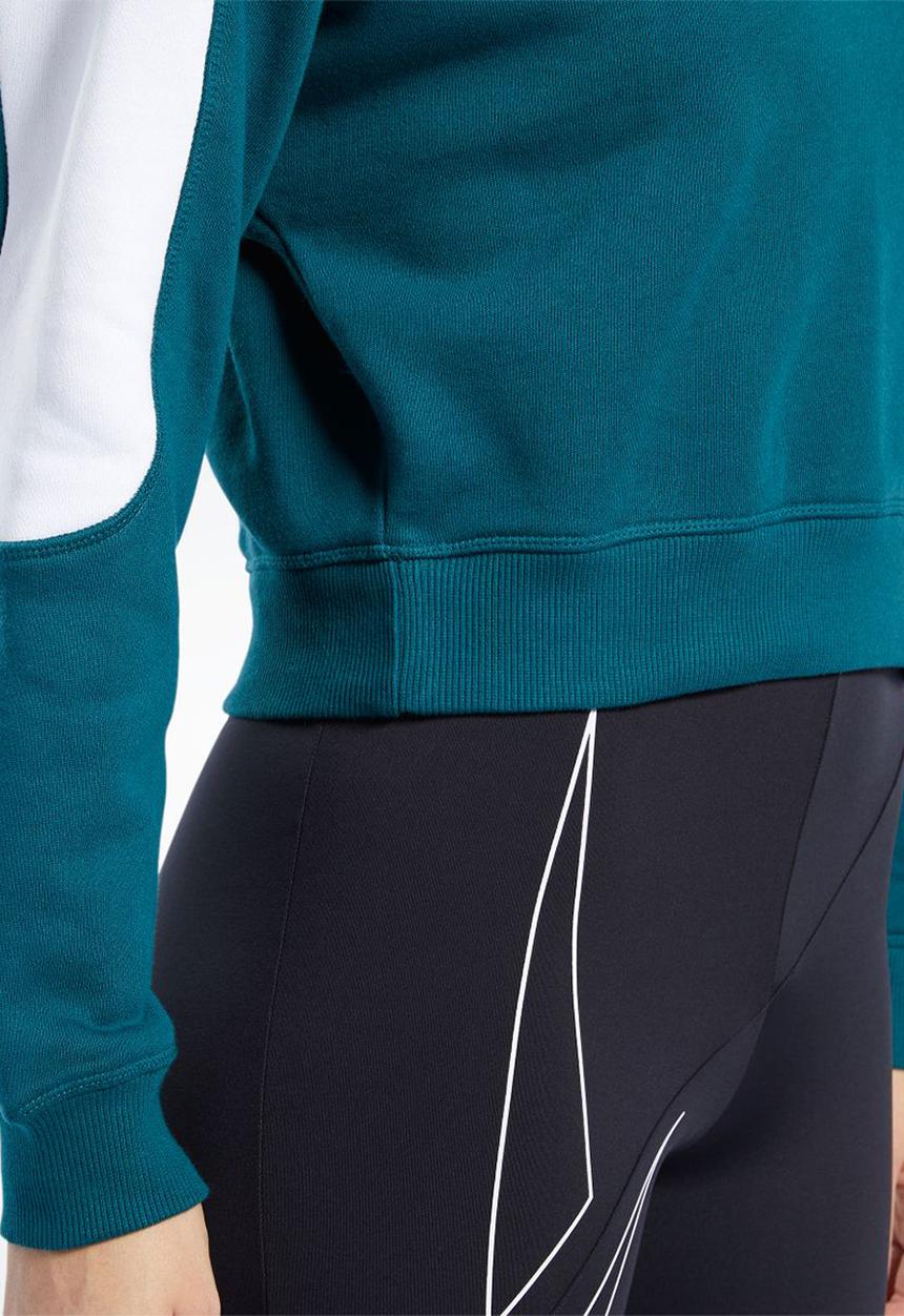 Reebok - Classics turtleneck - green & white