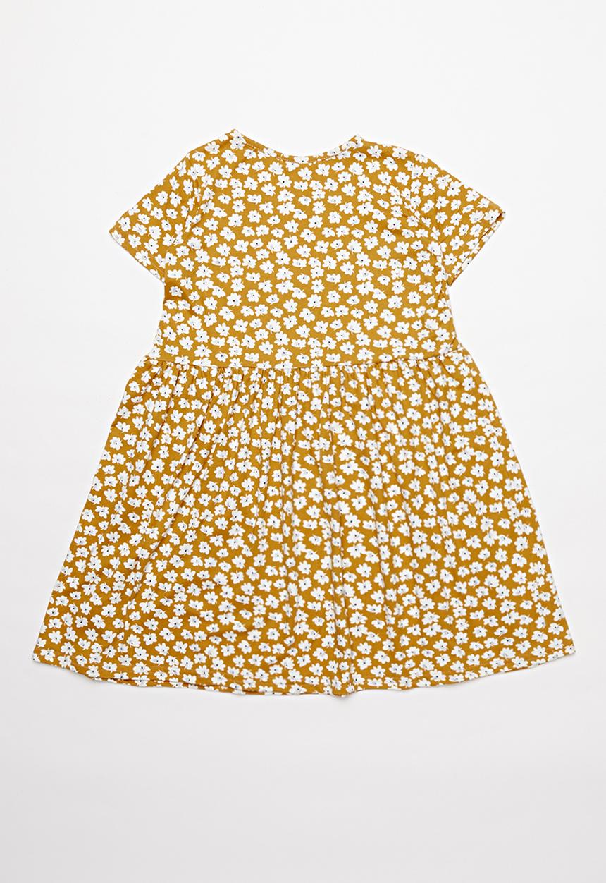Pop Candy - Printed dress - ochre