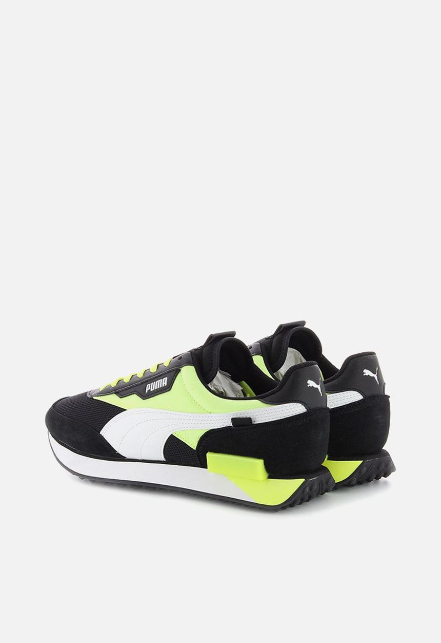 PUMA - Future rider neon play - Puma black-fizzy yellow