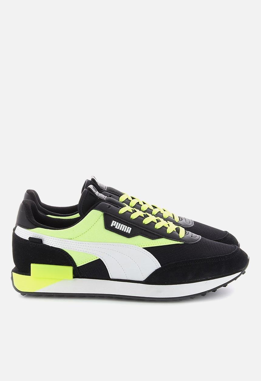 PUMA - Future rider neon play - Puma black-fizzy yellow