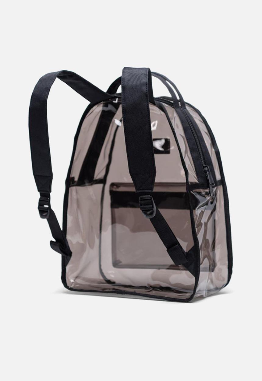 Herschel Supply Co. - Clear nova mid volume backpack - black smoke