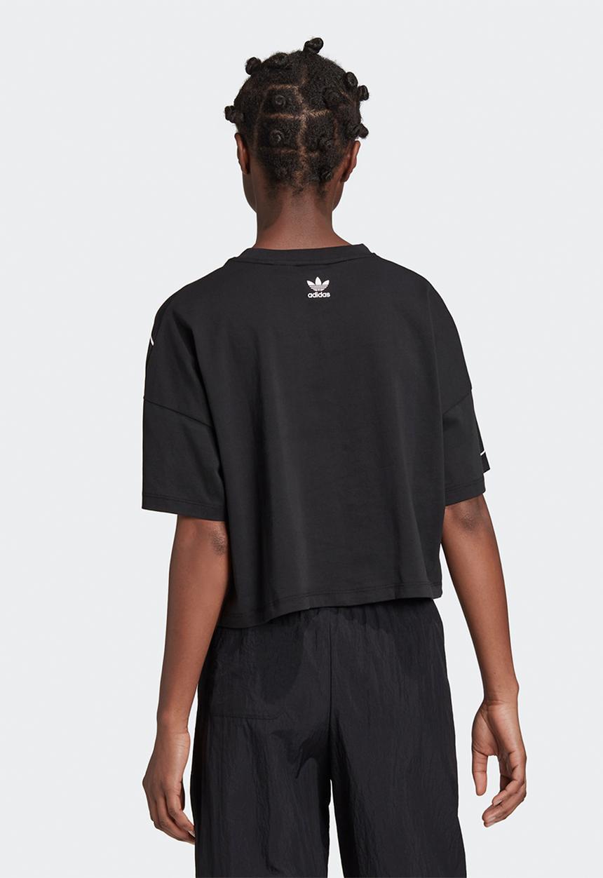 adidas Originals - Cropped tee - black