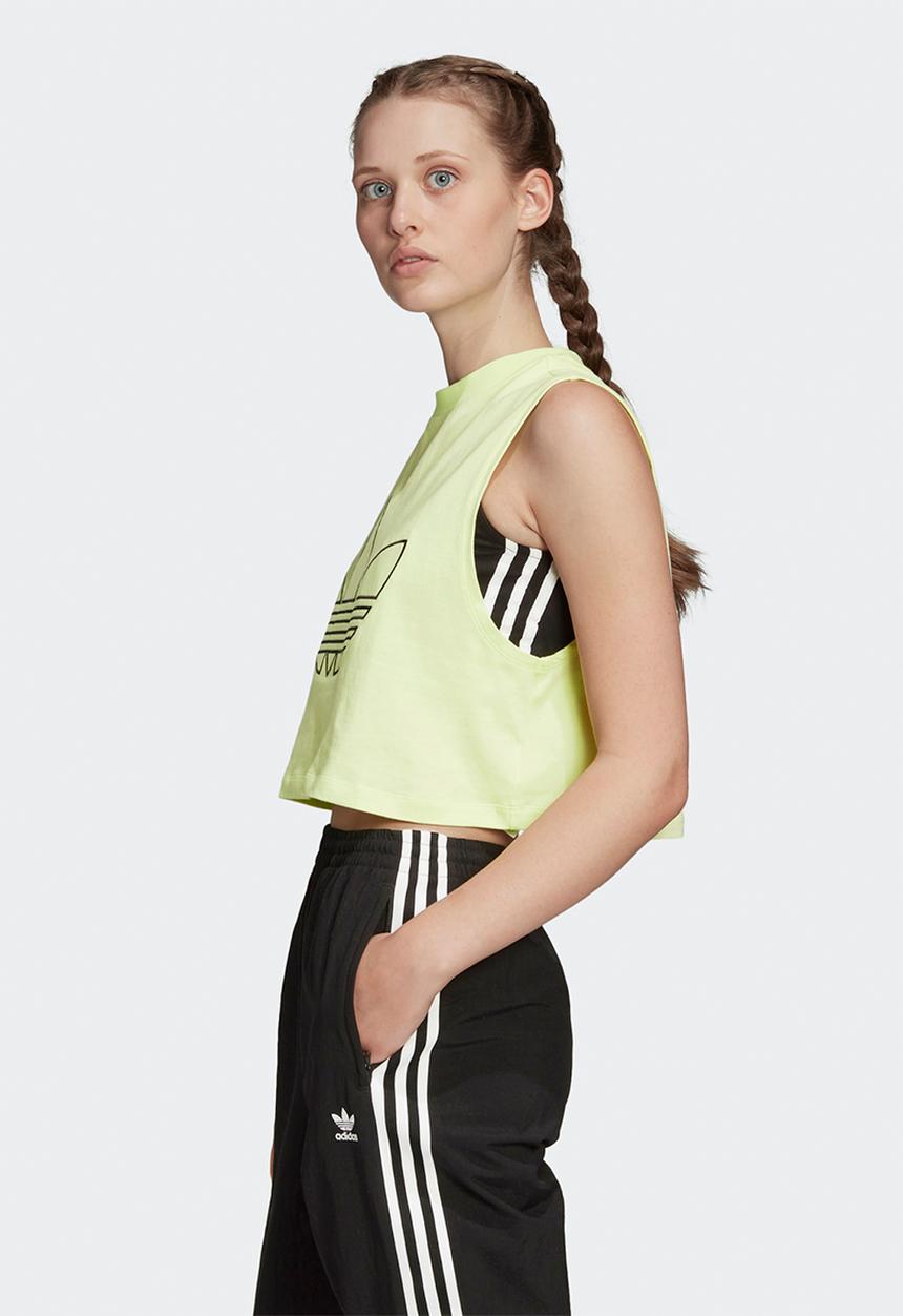 adidas Originals - Fakten cropped tank - yellow