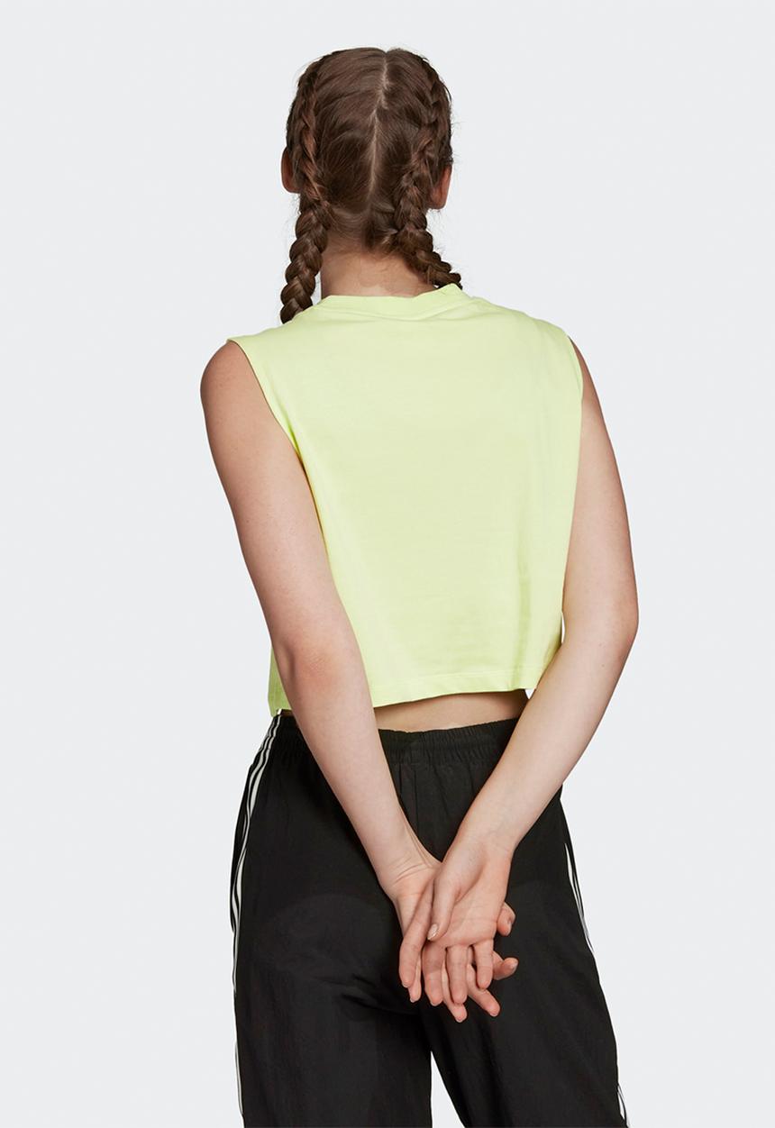 adidas Originals - Fakten cropped tank - yellow