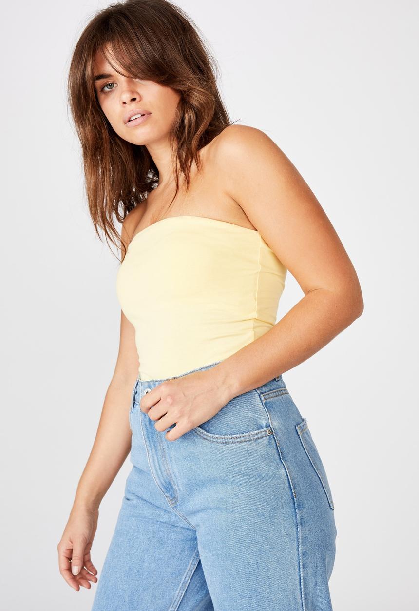 Factorie - Longline bandeau - mellow yellow