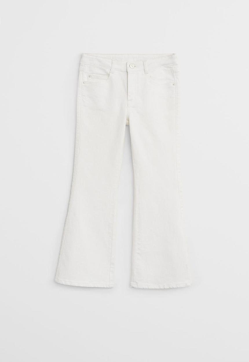 MANGO - Jeans flare - white