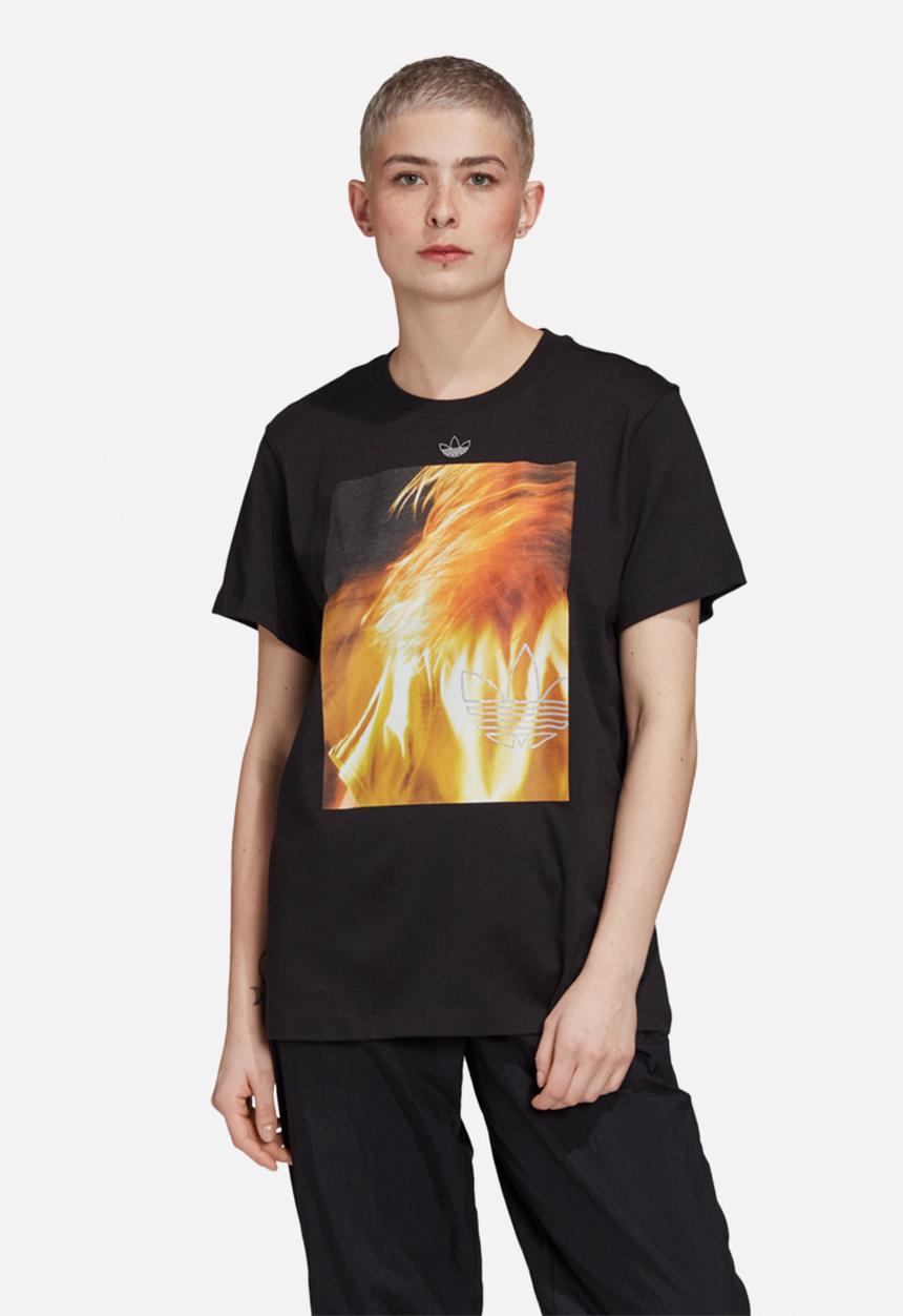 adidas Originals - Fakten graphic T-shirt - black