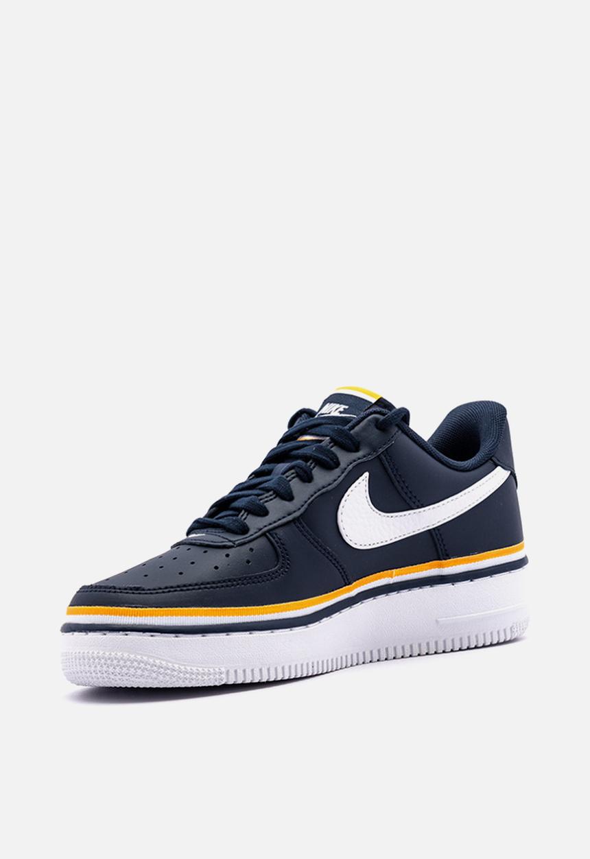Nike - Air Force 1 '07 LV8 - obsidian / white-university gold