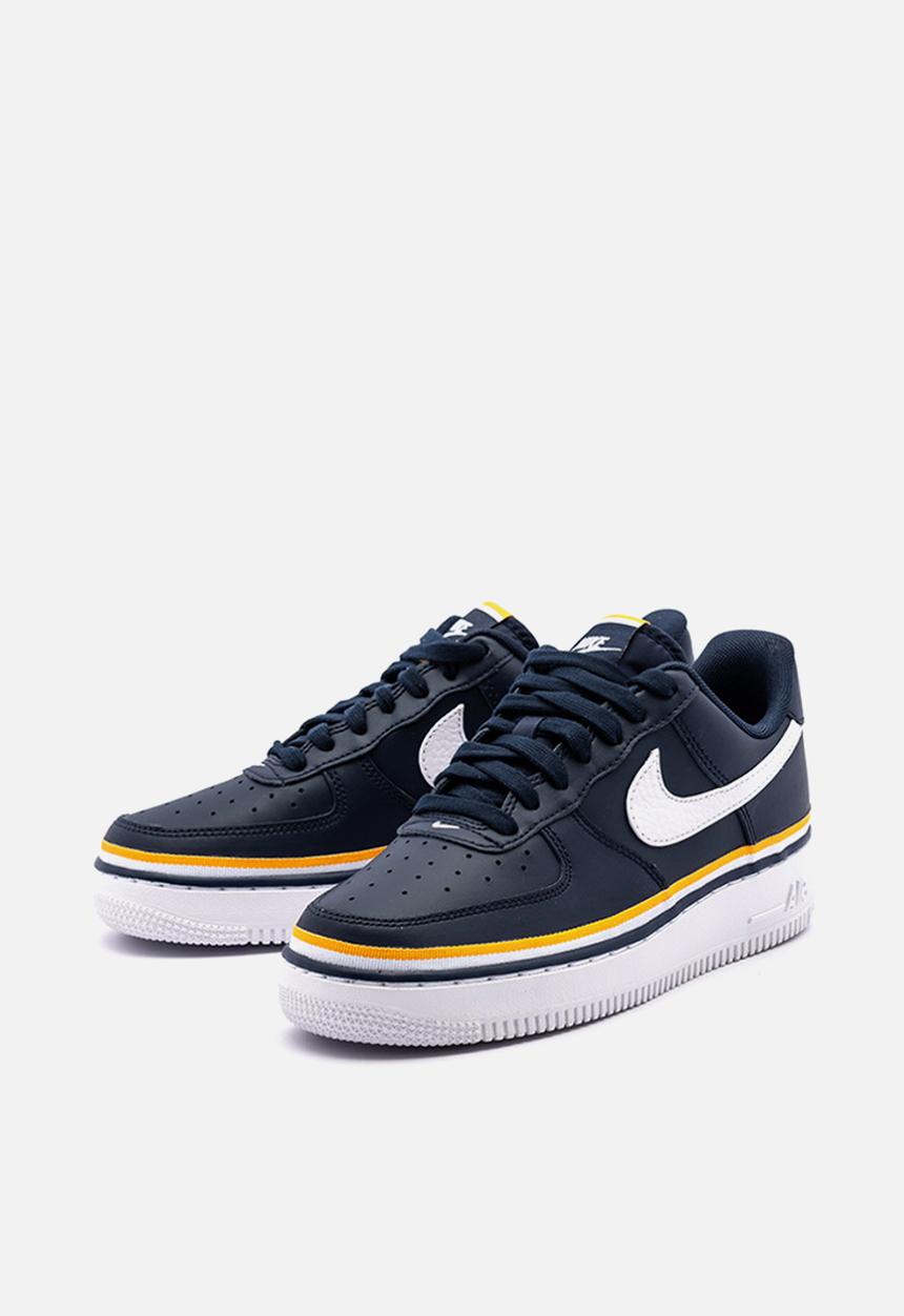 Nike - Air Force 1 '07 LV8 - obsidian / white-university gold