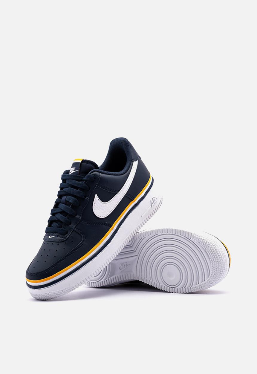 Nike - Air Force 1 '07 LV8 - obsidian / white-university gold