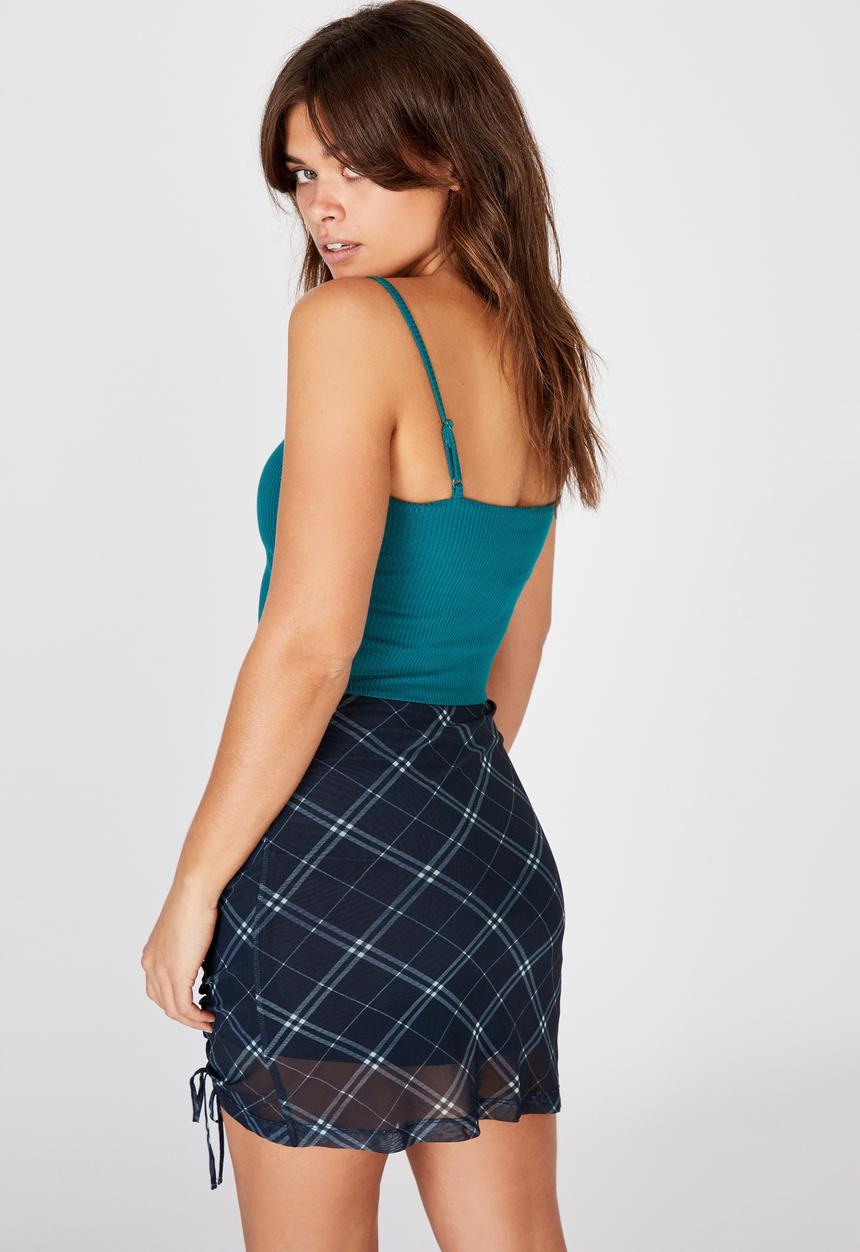 Factorie - Ribbing cami - pacific