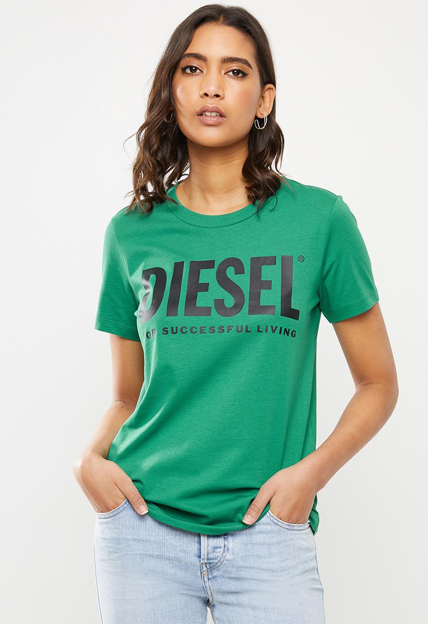Diesel  - T-sily T-shirt - green