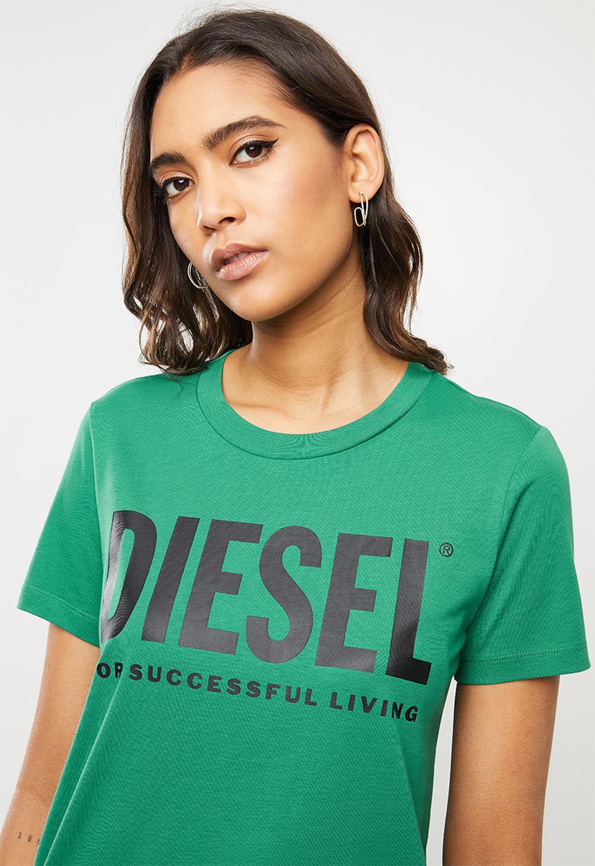 Diesel  - T-sily T-shirt - green