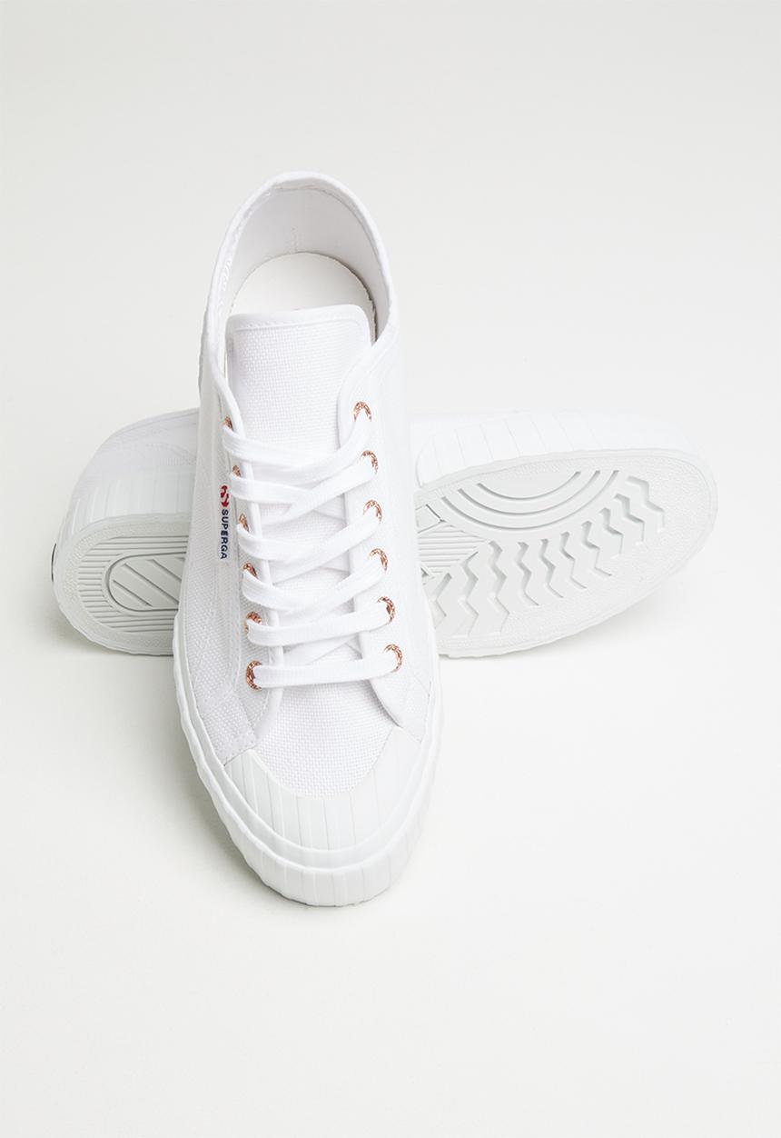 SUPERGA - 2630 Chunky sole - white & rose gold