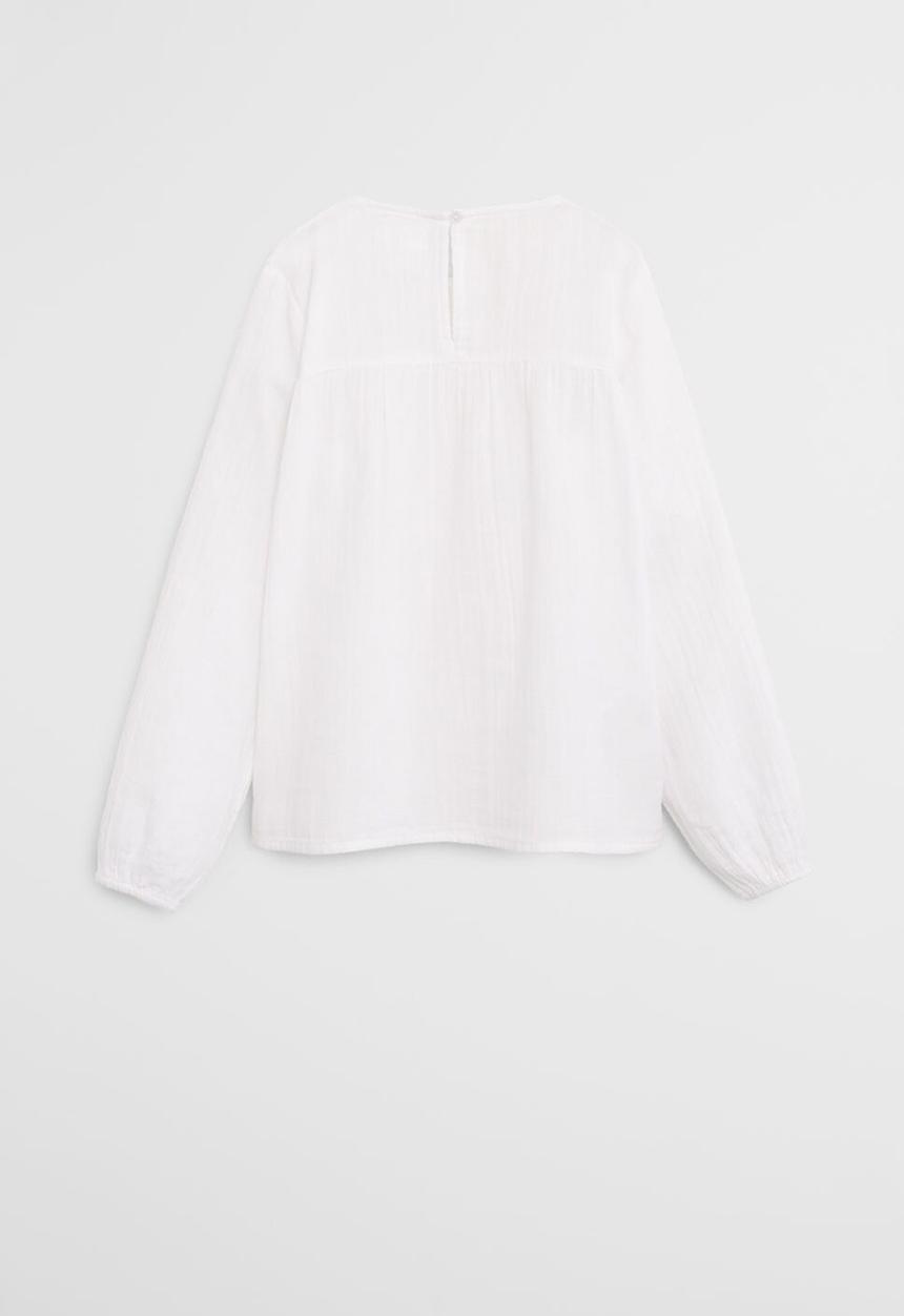 MANGO - Shirt alan - cream 