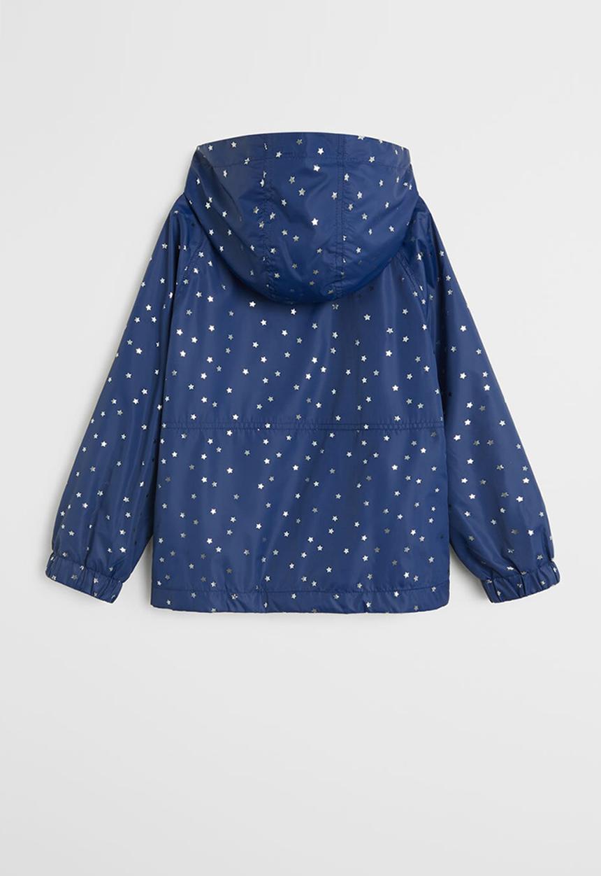 MANGO - Jacket centen  - navy & white 