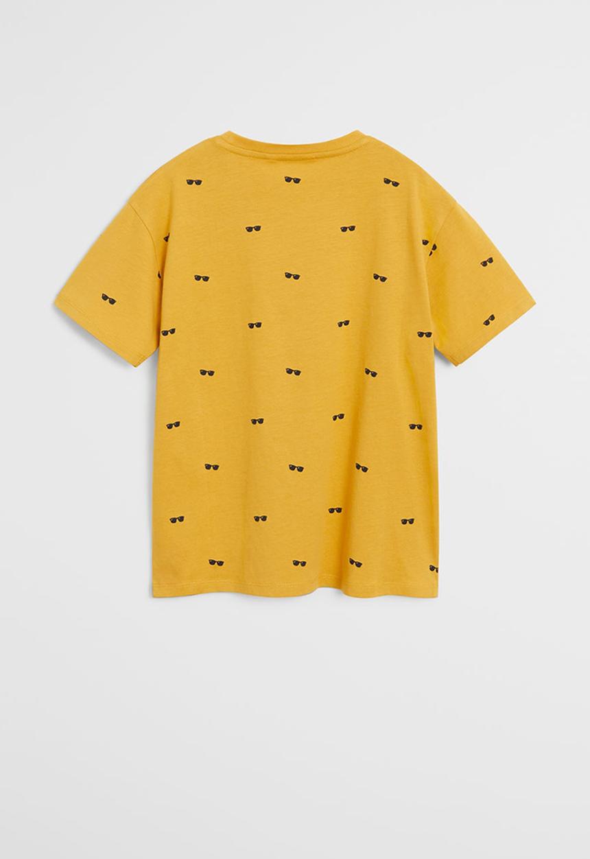 MANGO - T-shirt stamp  - yellow 