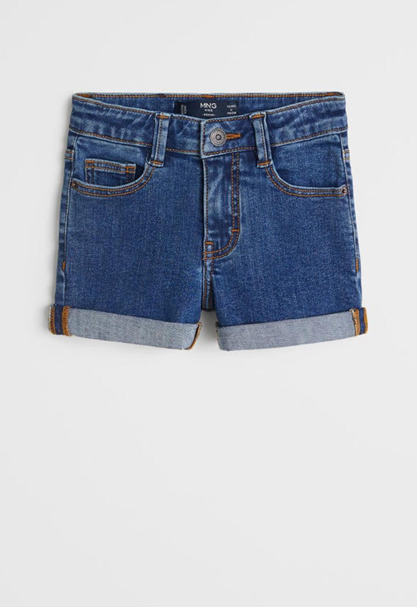 MANGO - Shorts chip - blue