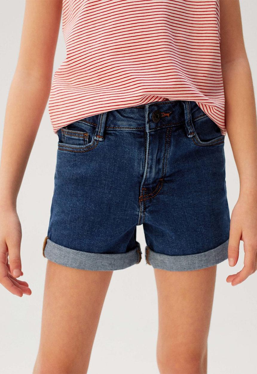 MANGO - Shorts chip - blue