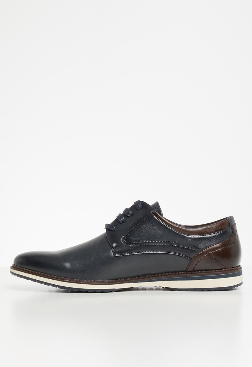 Gino Paoli - Two tone lace up unit sole - blue & brown 