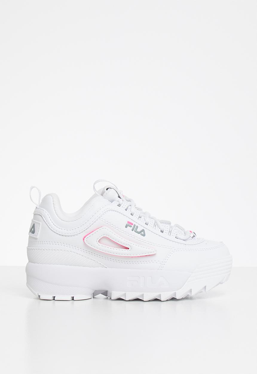 FILA - Disruptor ii - white & knockout pink