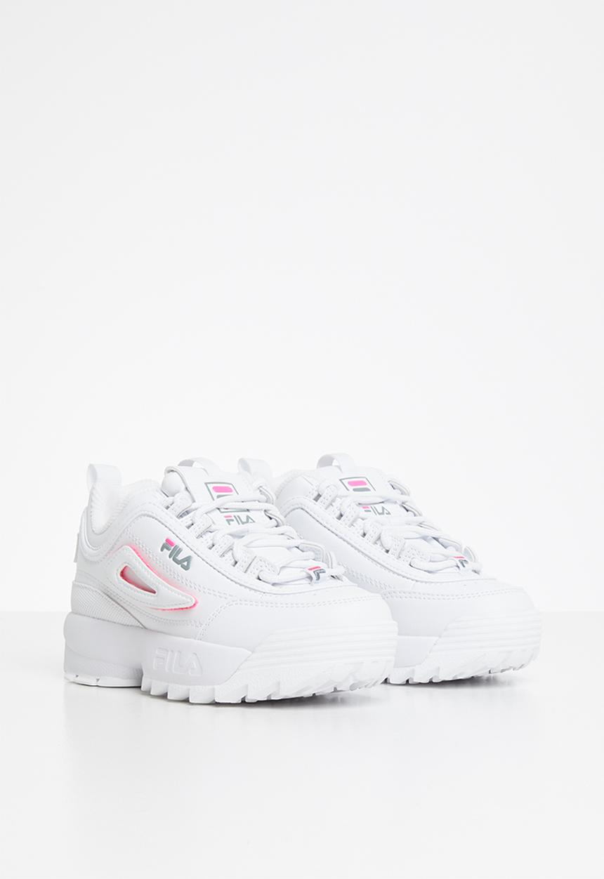FILA - Disruptor ii - white & knockout pink