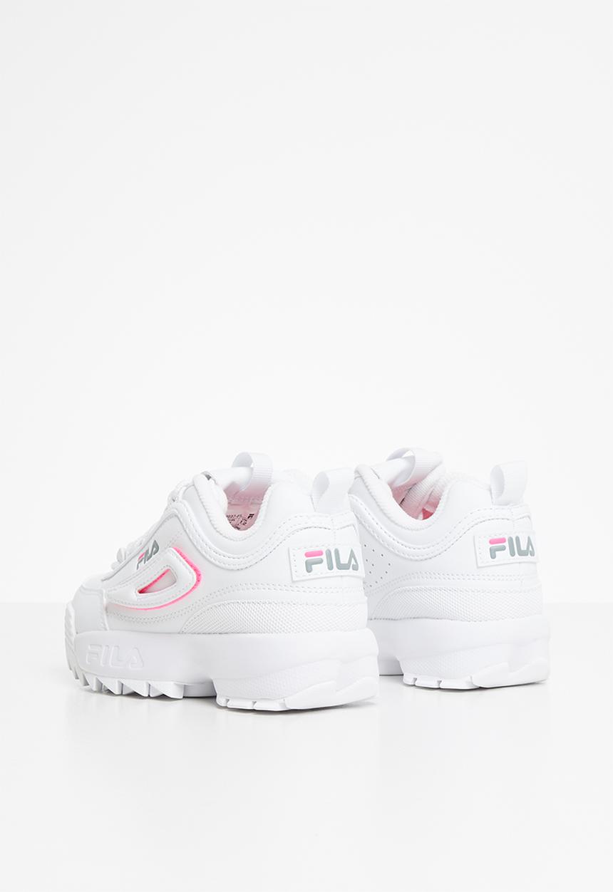 FILA - Disruptor ii - white & knockout pink