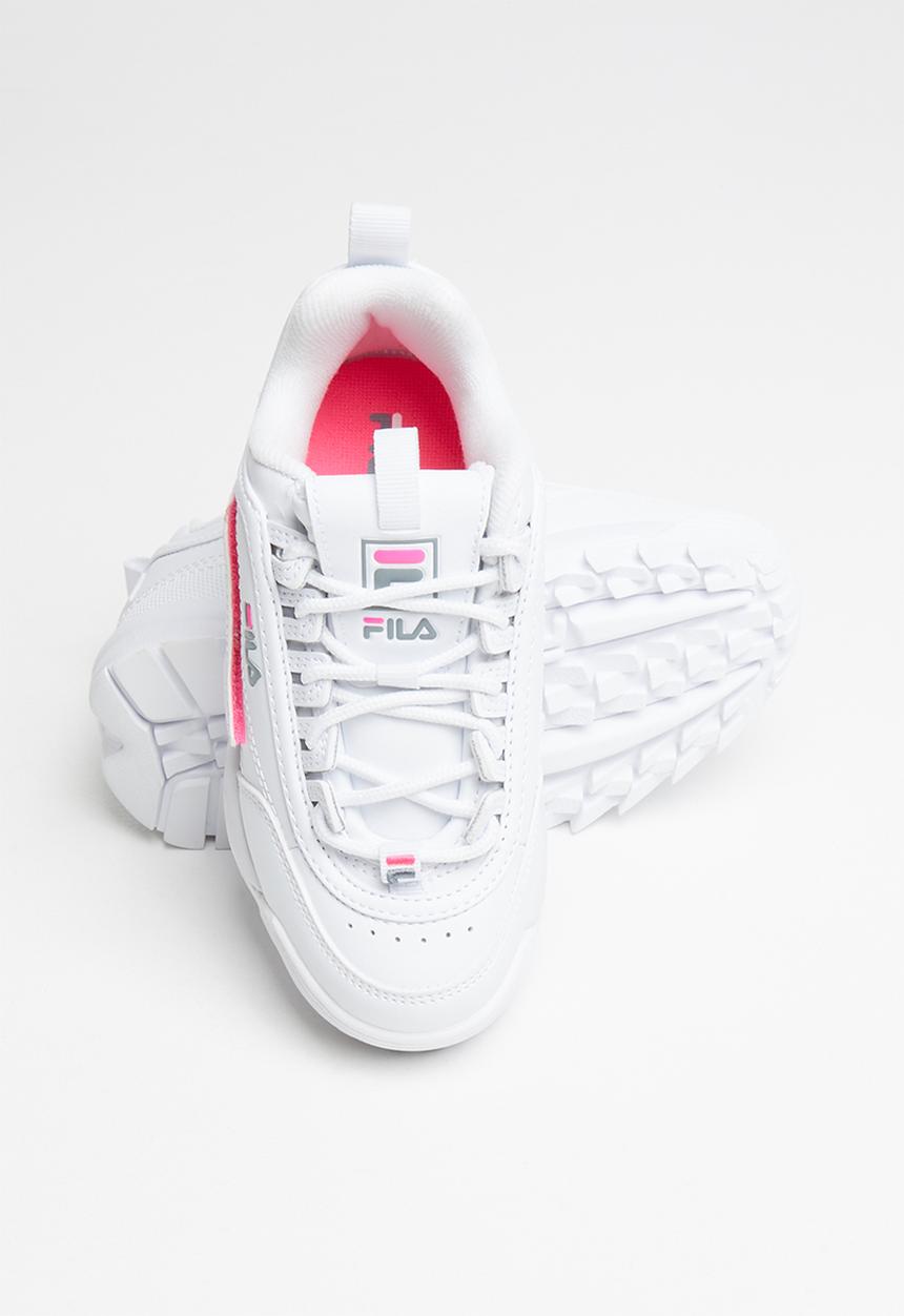 FILA - Disruptor ii - white & knockout pink
