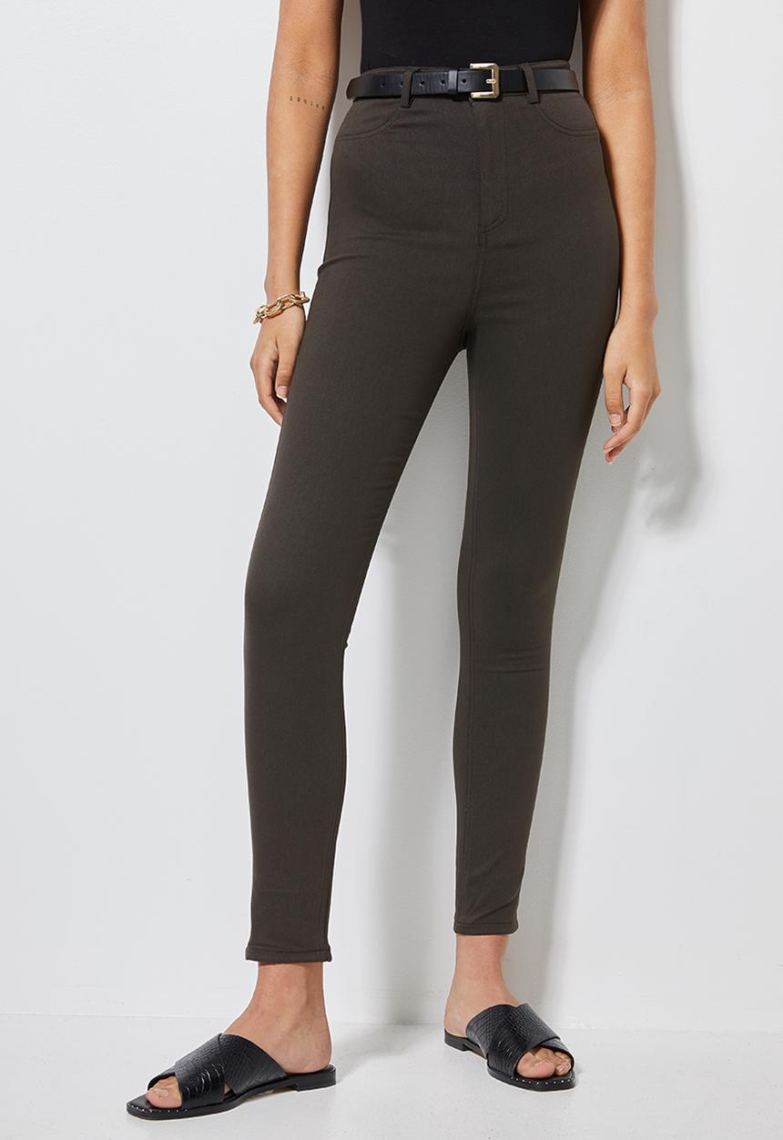Superbalist - Stretch skinny trousers - khaki