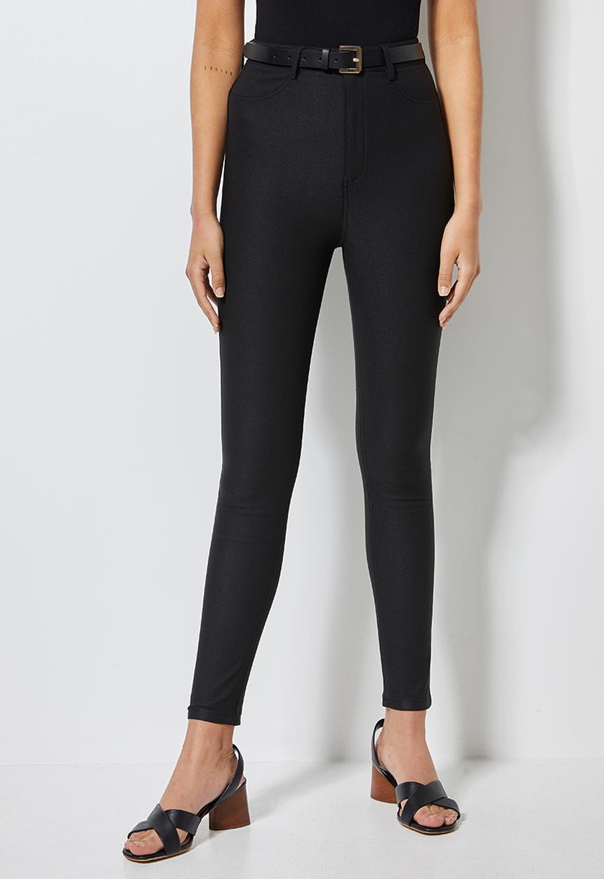 Superbalist - Stretch skinny trousers - black