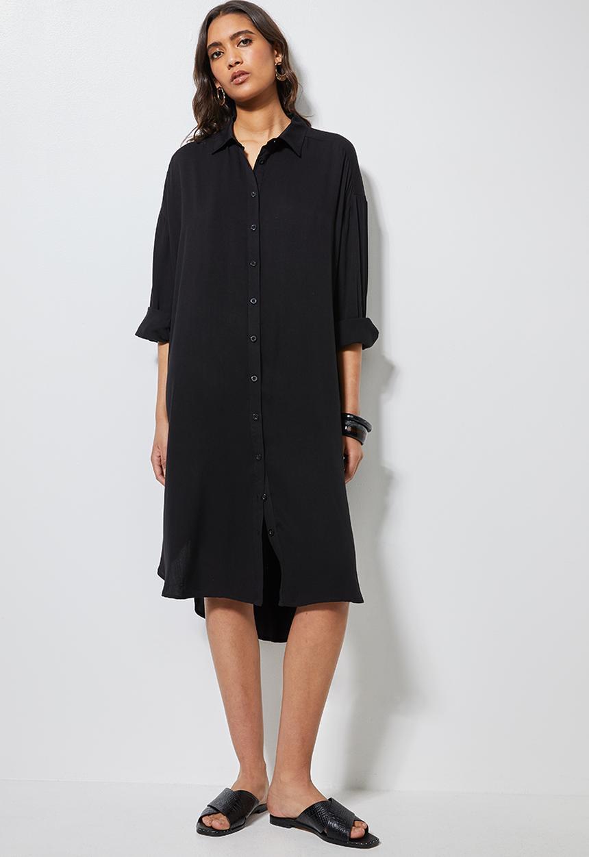 Superbalist - Shirt dress - black