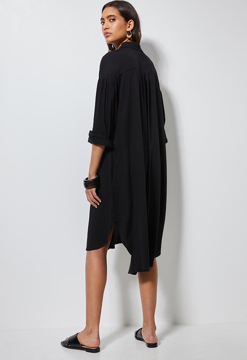 Superbalist - Shirt dress - black