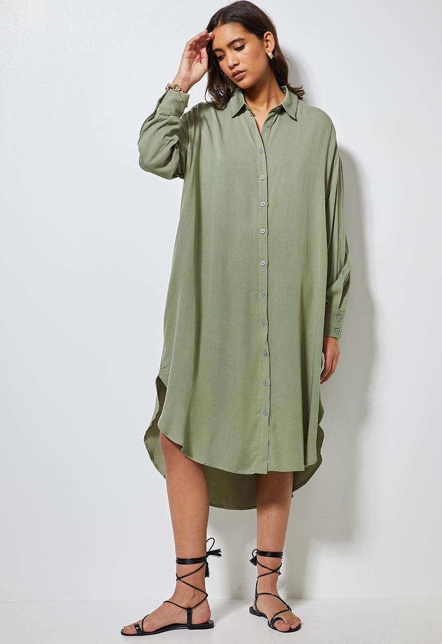 Superbalist - Shirt dress  - khaki