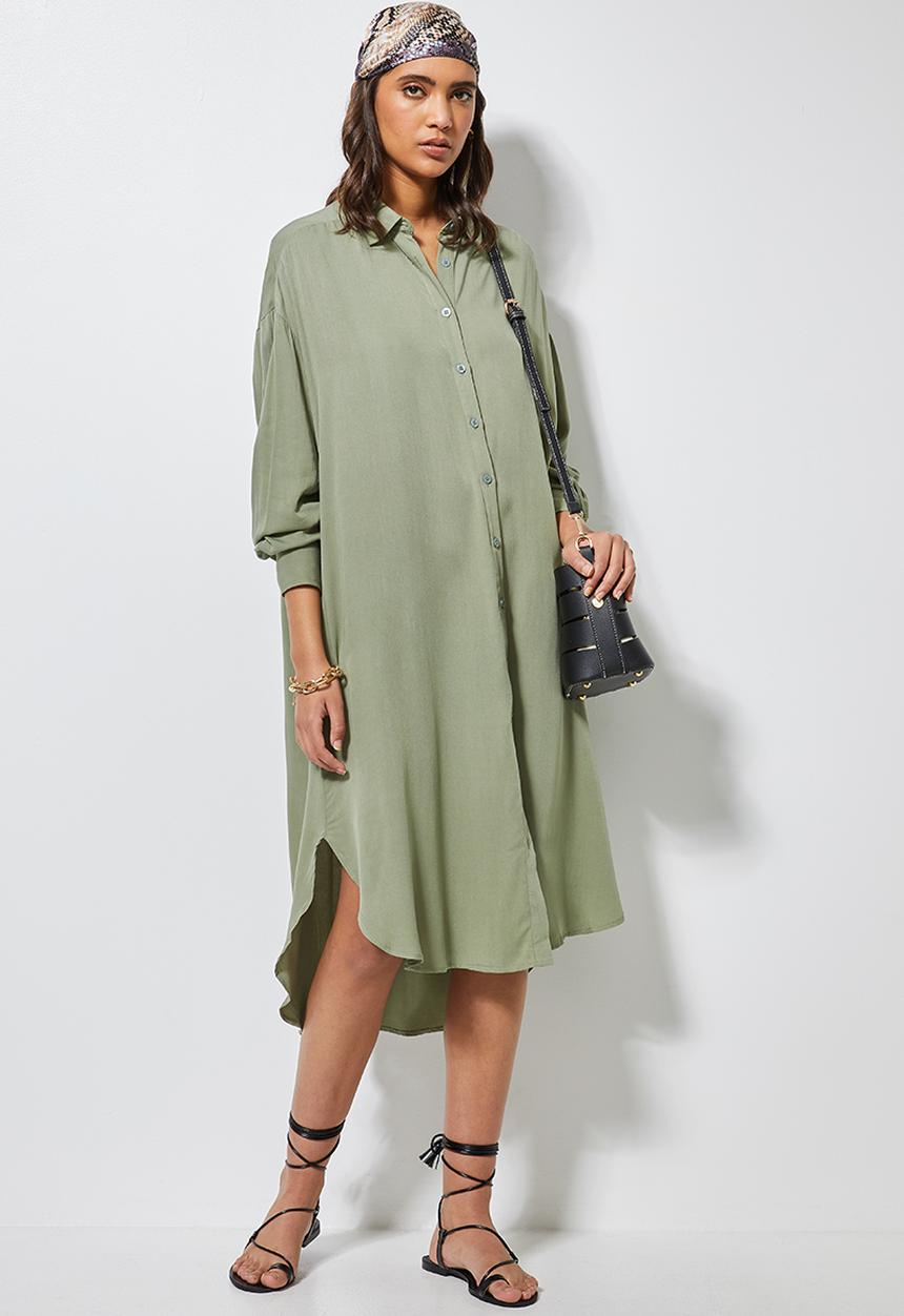 Superbalist - Shirt dress  - khaki