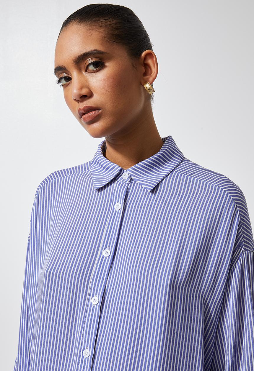 Superbalist - Shirt dress - blue & white