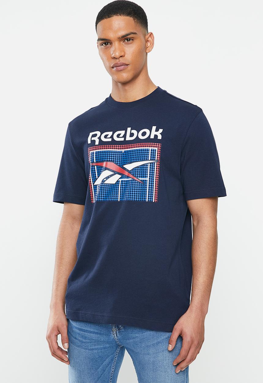 Reebok - Classic tennis court short sleeve tee - navy