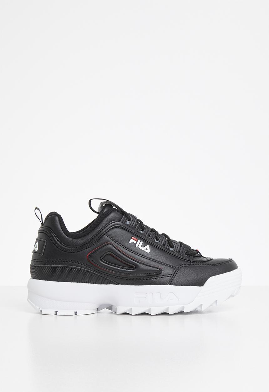 FILA - Disruptor ii - black / white / red