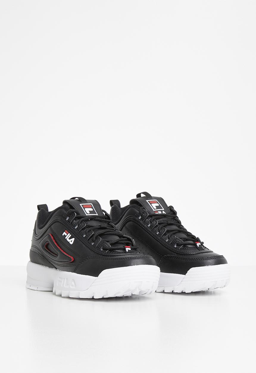 FILA - Disruptor ii - black / white / red