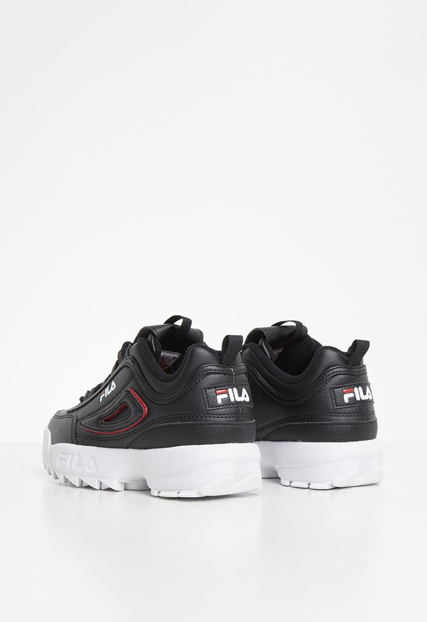 FILA - Disruptor ii - black / white / red