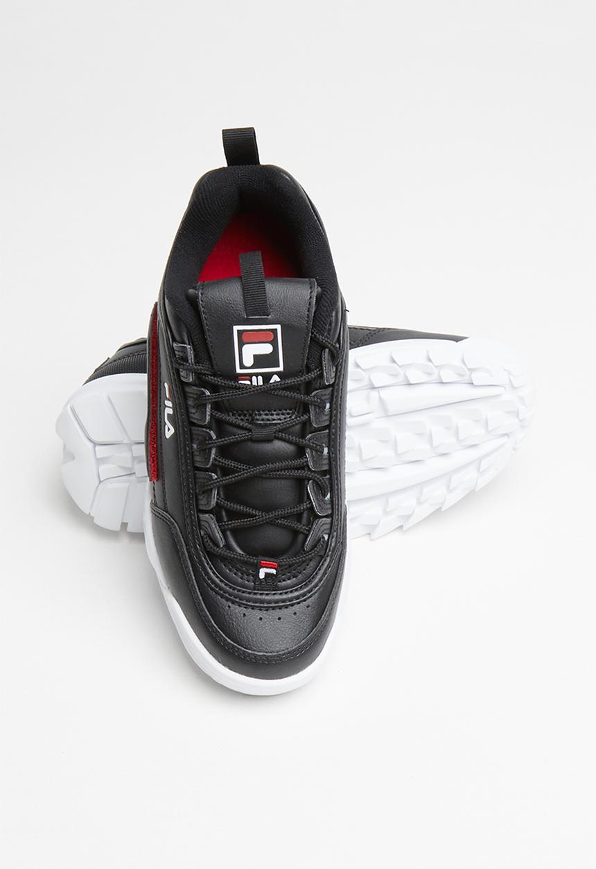FILA - Disruptor ii - black / white / red