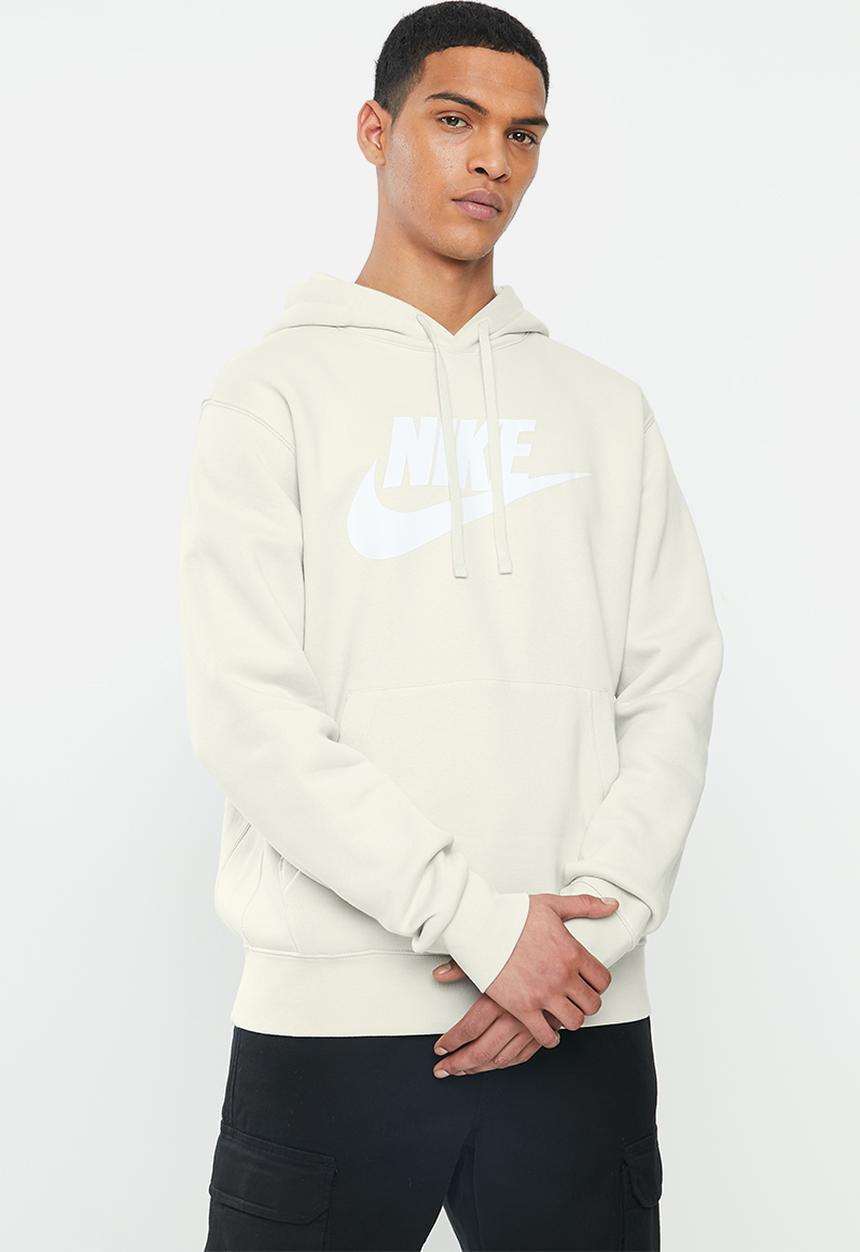 Nike - Nsw club pullover gx hoodie - beige 