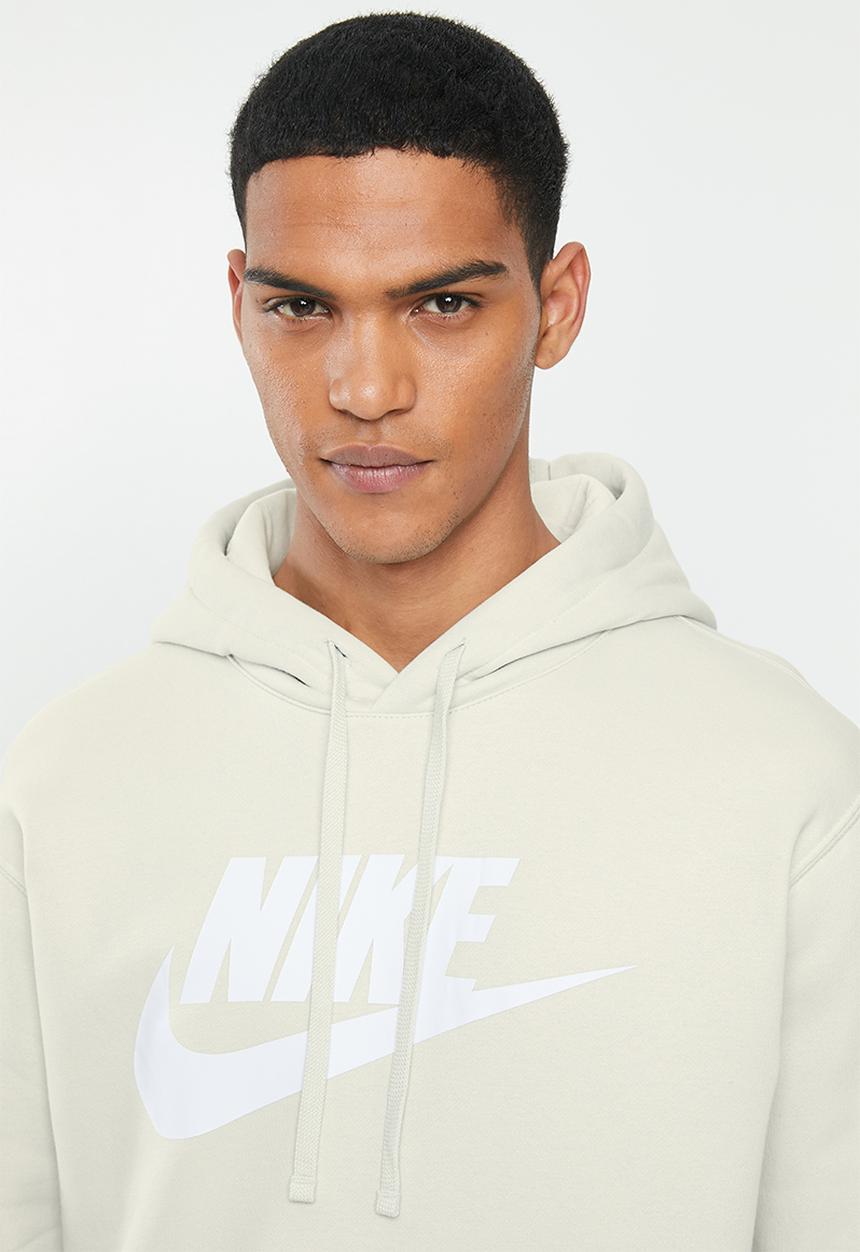 Nike - Nsw club pullover gx hoodie - beige 